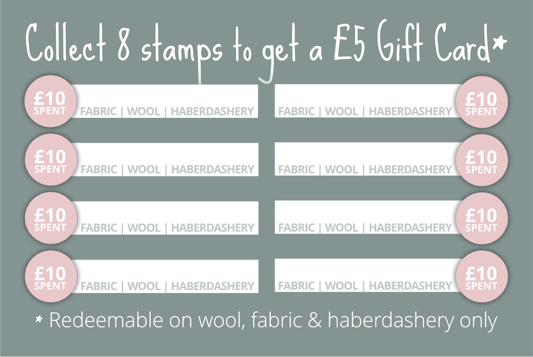Loyalty CARD BACK Cumbria Sewing and Crafts